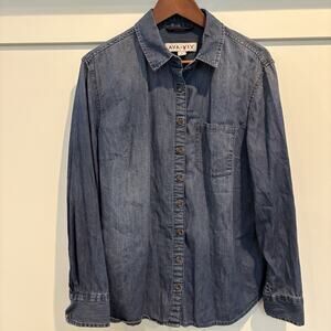 Ava & Viv Blue Button Down Shirt
